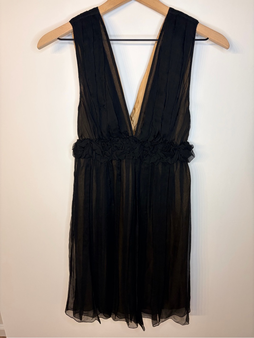 Leon Max Limited Edition Women’s Black Silk Limited Edition Dress, Size Medium